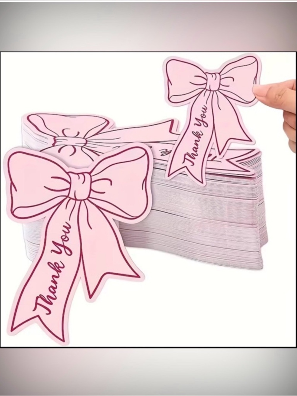 590pcs Shipping Bundle: 30 L Poly Mailers, 30 Cards, 30 Gift Bags & 500 Stickers - Picture 8 of 13